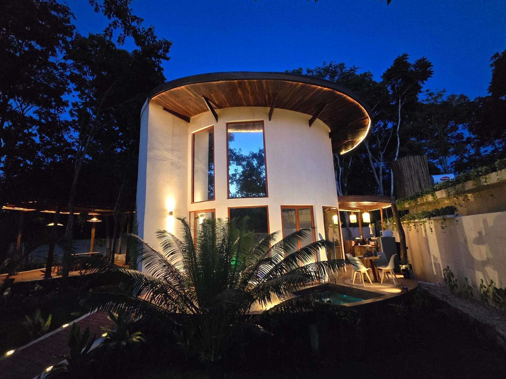 Villa Con Jacuzzi En Bacalar Buenavista  ภายนอก รูปภาพ