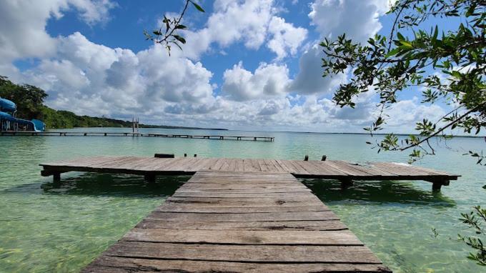 Villa Con Jacuzzi En Bacalar Buenavista  ภายนอก รูปภาพ